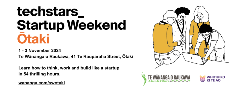 Techstars Startup Weekend In Otaki On 1 3 November 2024 Invite